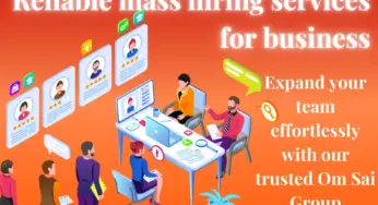 Reliable mass hiring services for business