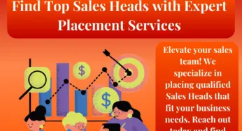 Placement Services for Sales Head for Employers