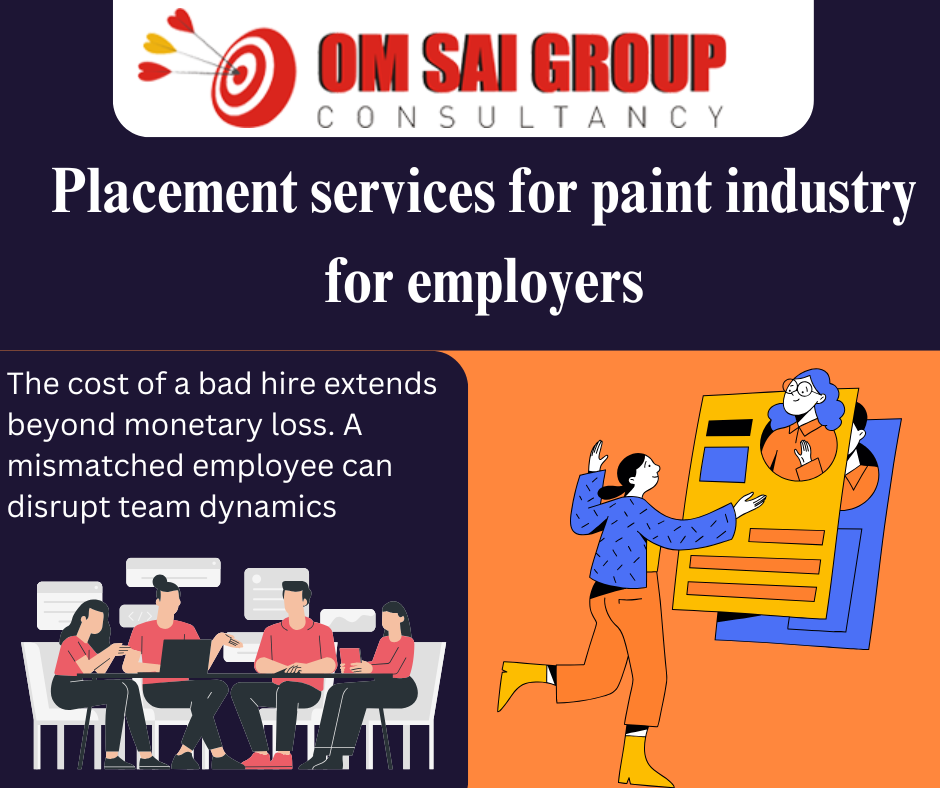 Placement services for paint industry for employers