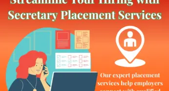 Placement services for secretary for employers