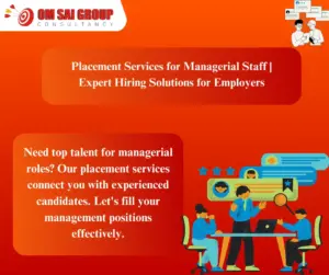 Placement Services for Managerial Staff for Employers