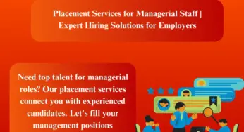 Placement Services for Managerial Staff for Employers