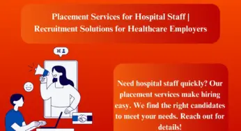 Placement services for hospital staff for employers