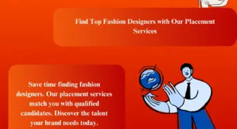 Placement services for fashion designer for employers