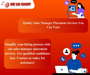 Placement Services for Sales Manager for Employers