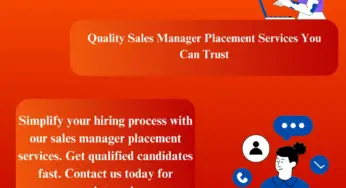 Placement Services for Sales Manager for Employers