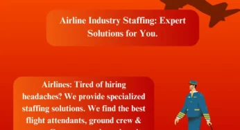 Staffing solutions for airline industry employers