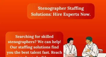 Staffing solutions for stenographers for employers