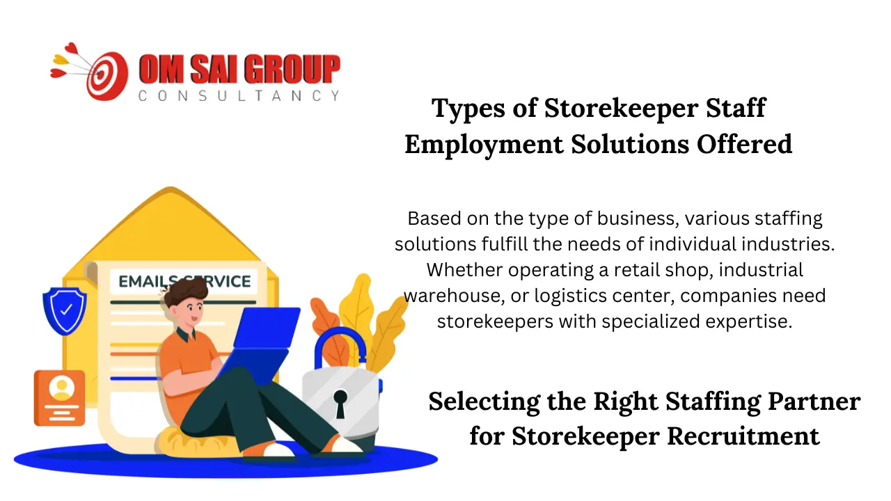 Staffing solutions for store keeper for employers