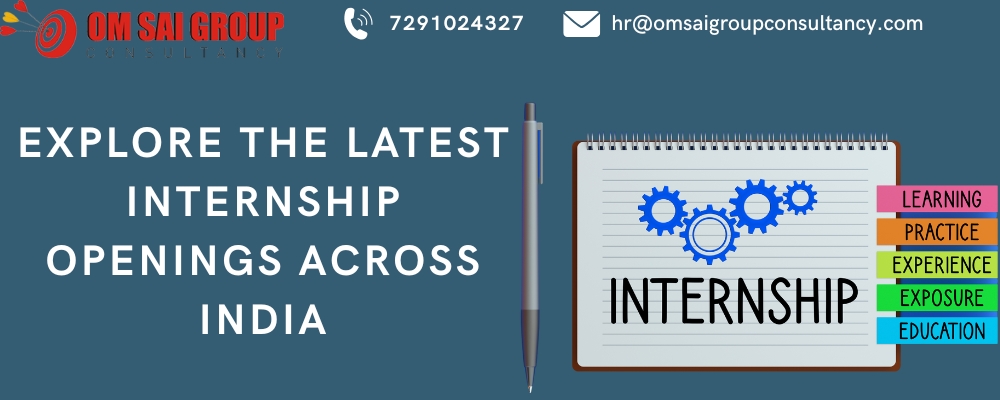 Internship opportunities in India