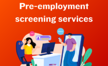 Pre-employment screening services