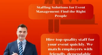 Staffing solutions for event management for employers