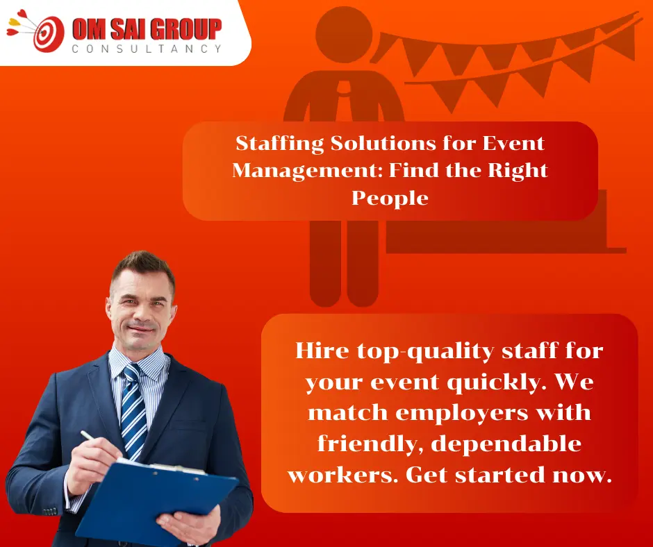 Staffing solutions for event management for employers