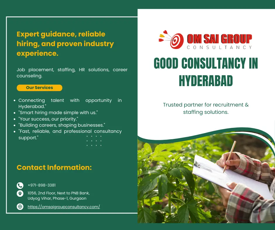 good consultancy in hyderabad
