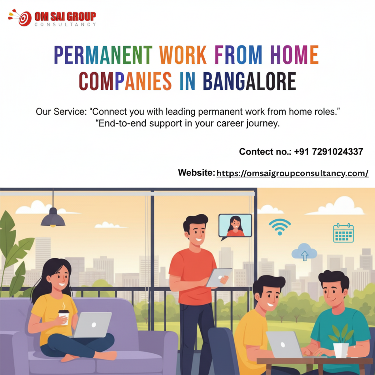 permanent work from home companies in bangalore