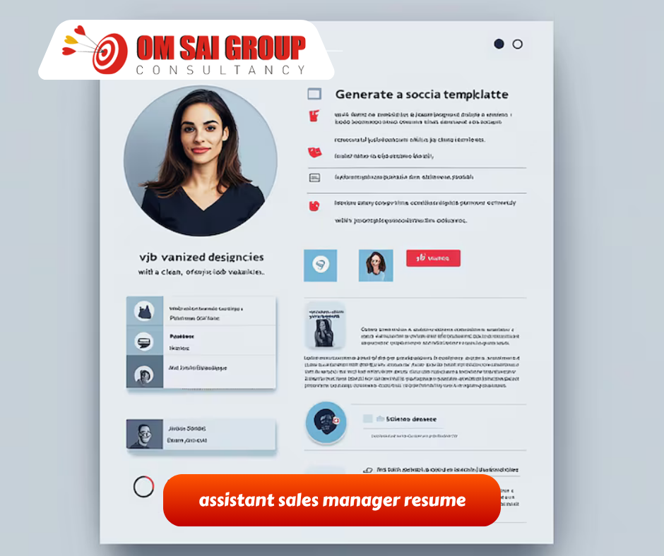 assistant sales manager resume