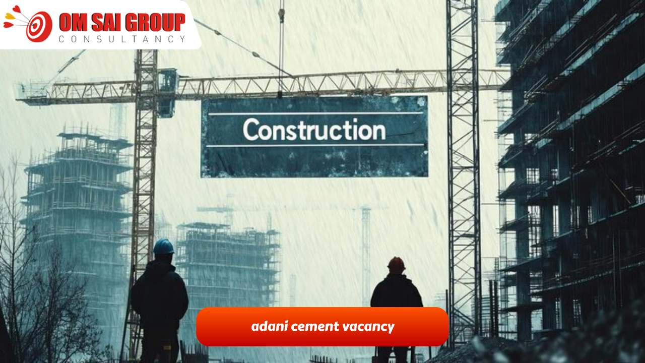 adani cement vacancy